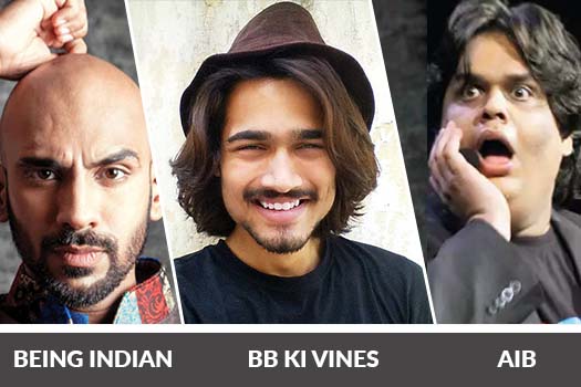 Top Youtubers in India